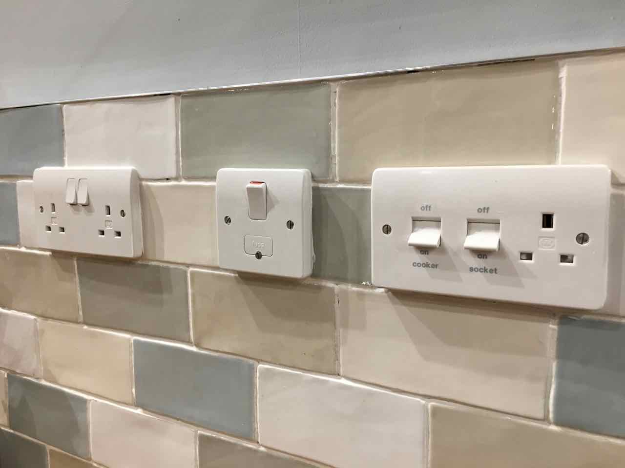 Kitchen wiring & downlights