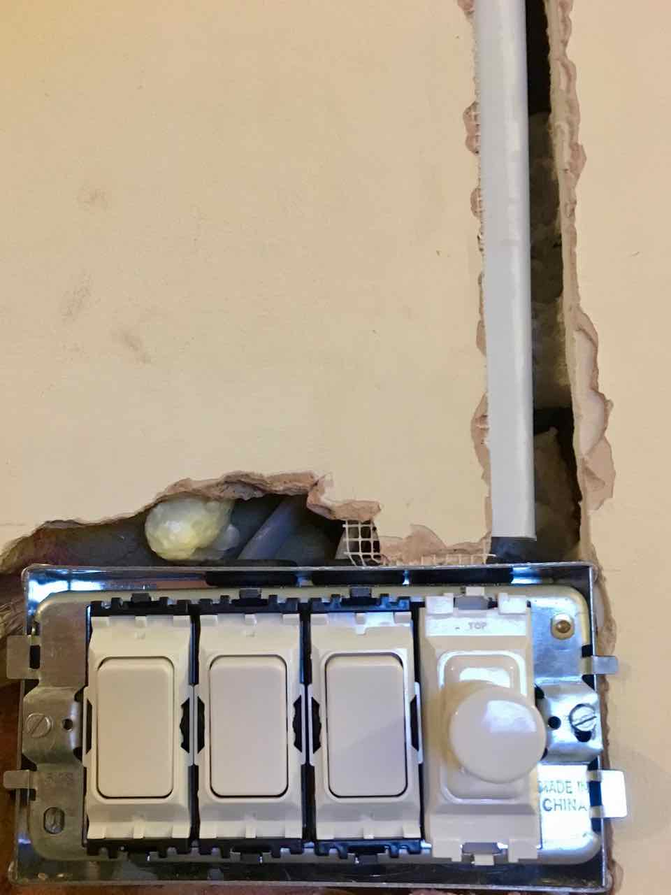 New Kitchen Lighting MK Grid Switch with Dimmer New Kitchen Lighting MK Grid Switch with Dimmer