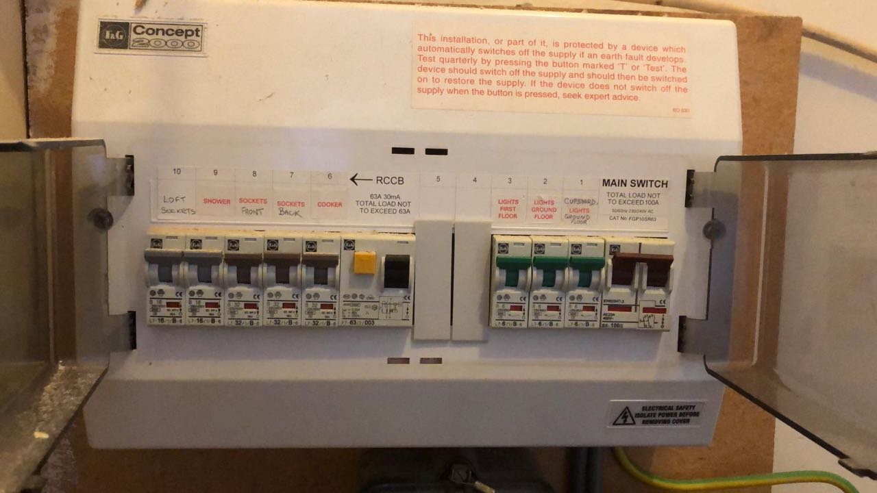 Old Consumer Unit