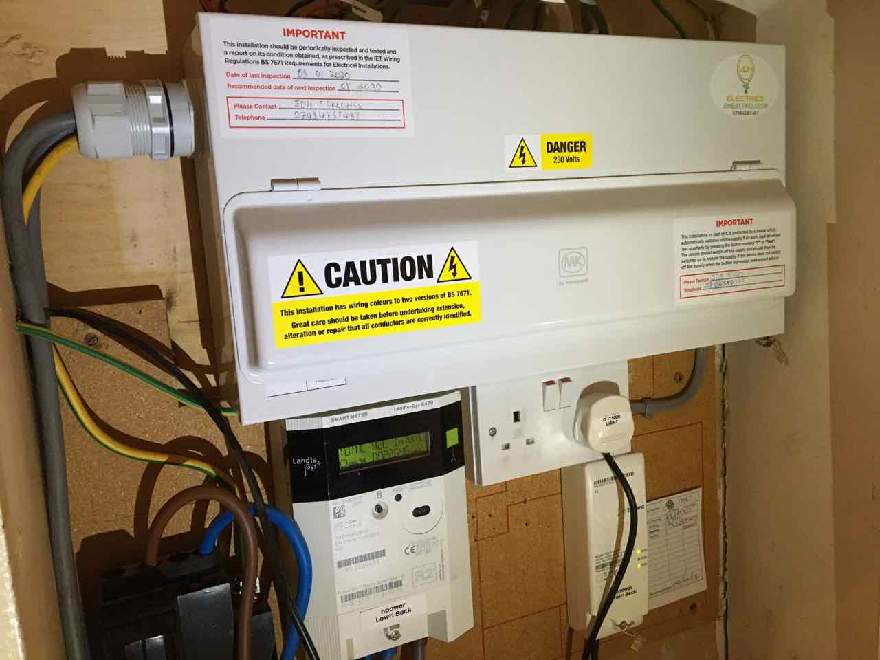 New 21-way consumer unit