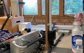 New metal-clad MK sockets & conduit on workbench