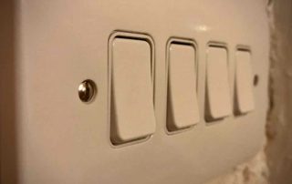 4 gang MK grid switch lighting