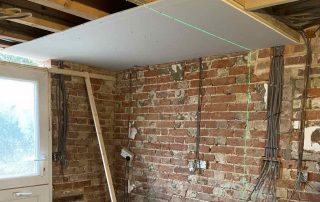 Kitchen First Fix Plaster-boarding