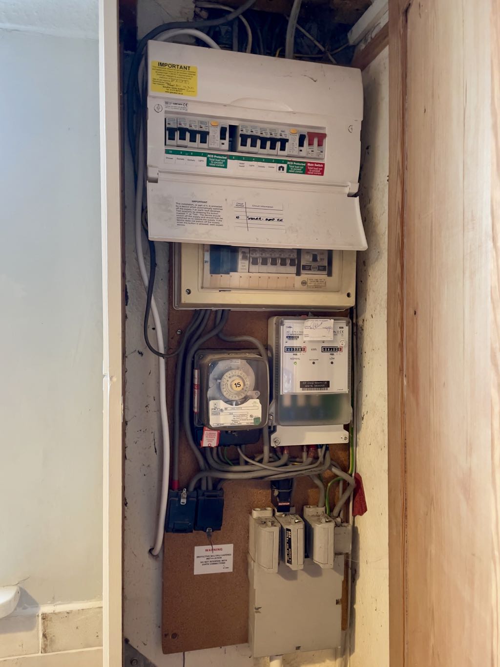 Old Single Phase Consumer Units