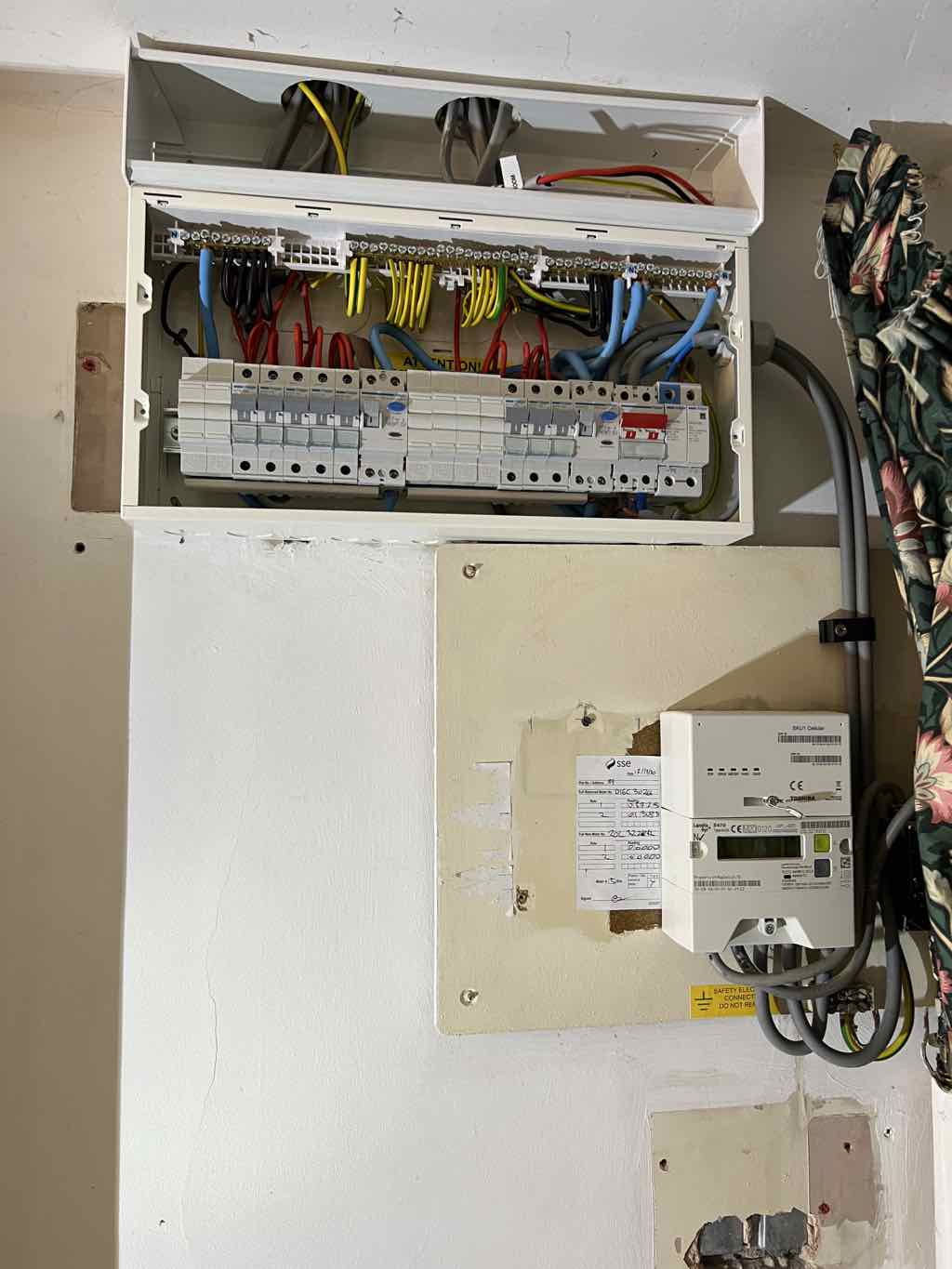 Consumer Unit & meter