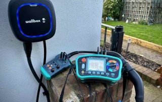 JDH Electrics - Installed Wallbox Pulsar Max EV Testing