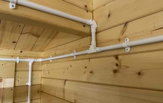 Conduit in Summer House - Electrical Wiring - JDH Electrics
