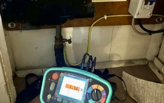 Listed EICR - High Earth Fault Loop Impedance / ZE with Kewtech KT66DL