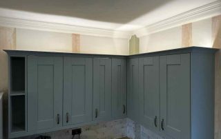 kitchen rewire - LED uplight tape