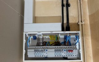 Hager Split Load SPD Consumer Unit on a rewire including submain's