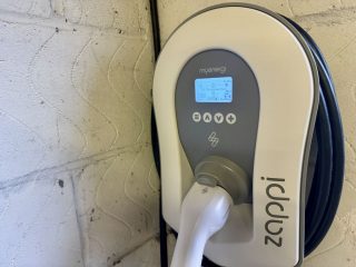 White Zappi Tethered EV Charger - JDH Electrics