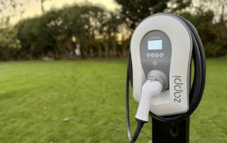 My Energi Zappi Pedestal EV Charger Installation in Stonham Aspal Stowmarket - JDH Electrics