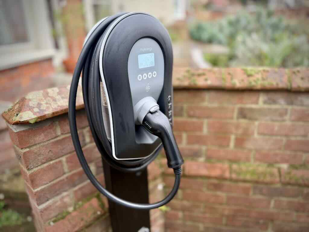 My Energi Zappi Pedestal EV Charger Installation in Bury St Edmunds - JDH Electrics