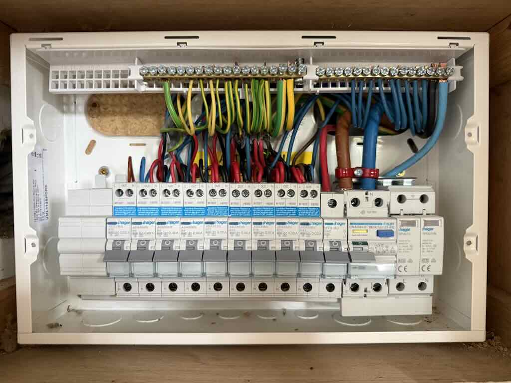 Hager RCBO Consumer unit upgrade with time delay 100ma RCD main switch - JDH Electrics