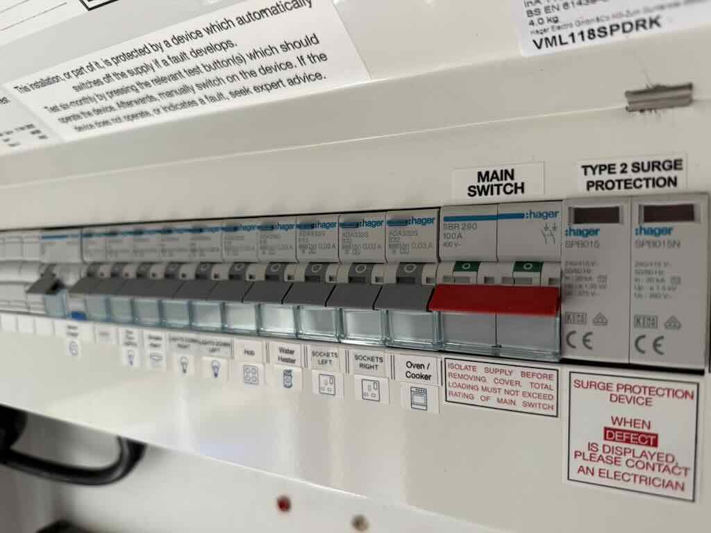 Hager Consumer Unit Upgrade & EICR in Chedburgh - JDH Electrics