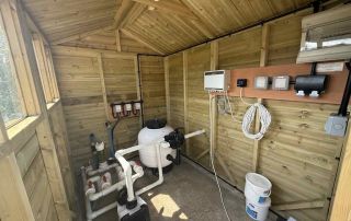 IMG_5075 Swimming Pool Plant Room & ASHP Wiring - JDH Electrics - Electrician in Kent, Suffolk & Cambridgeshire - Swimming Pool Plant Room